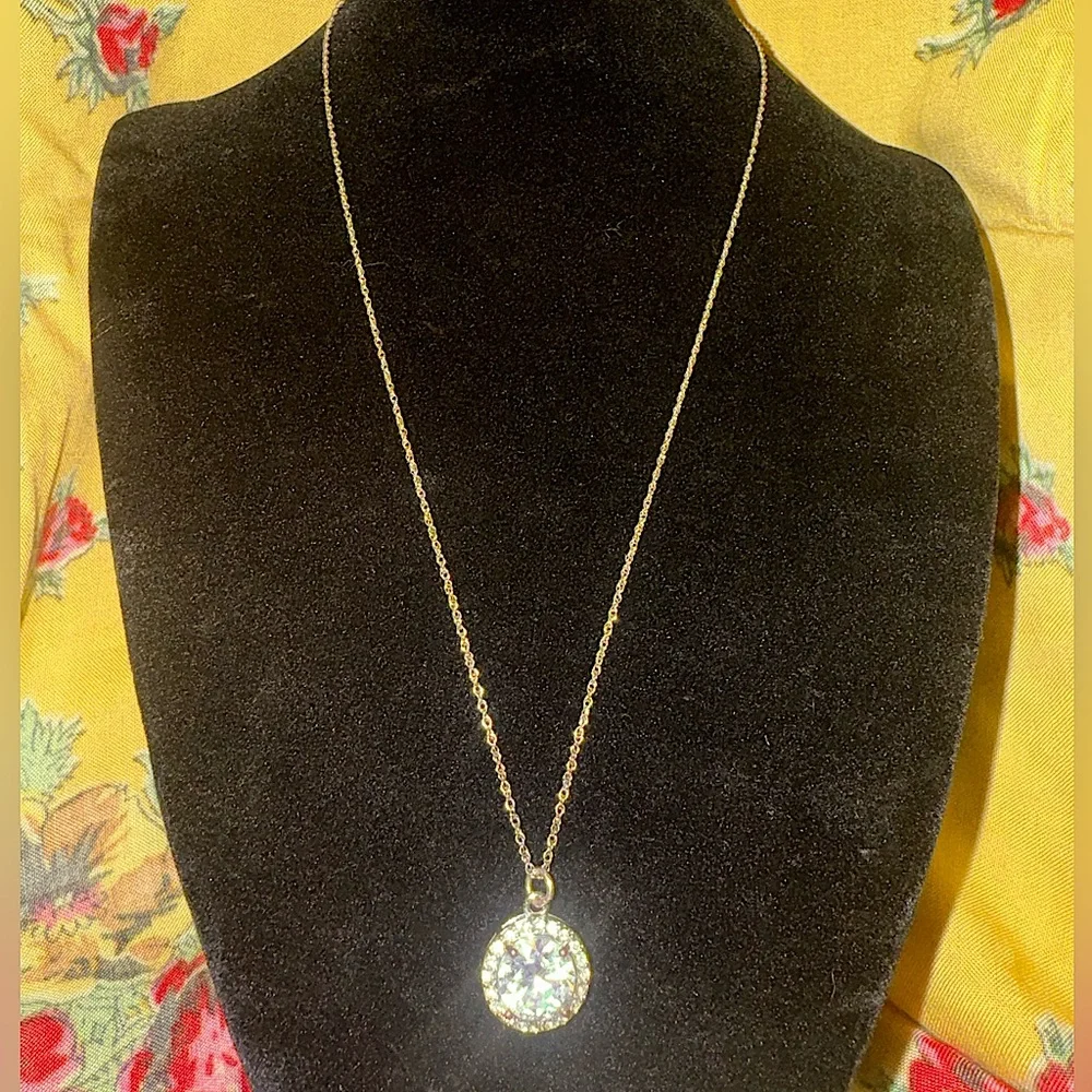 NWT 925 CZ 18in striking necklace - Picture 2 of 4